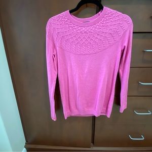 Talbots pink sweater